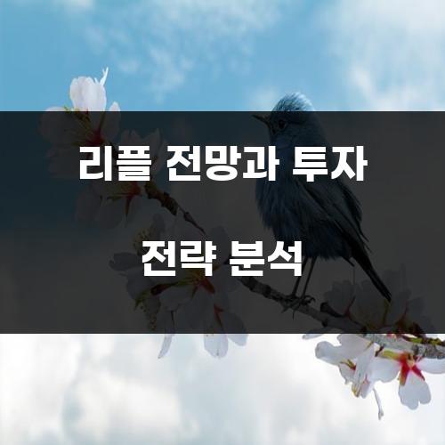 리플 전망과 투자 전략 분석