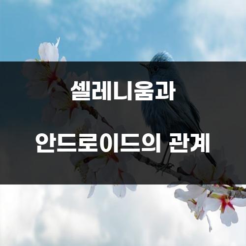 셀레니움과 안드로이드의 관계